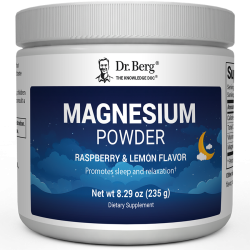 Magnesium Powder Drink Raspberry Lemon Flavor – 325 mg of Magnesium Glycinate per serving – 50 servings