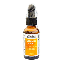 Dr. Berg’s Vitamin D3 & K2 with Zinc & MCT Oil – by Dr Berg UK